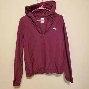 Victoria's secret pink pullover windbreaker